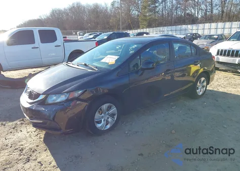 2013 Honda Civic Lx из США, поврежденный, VIN 19XFB2F5XDE063560